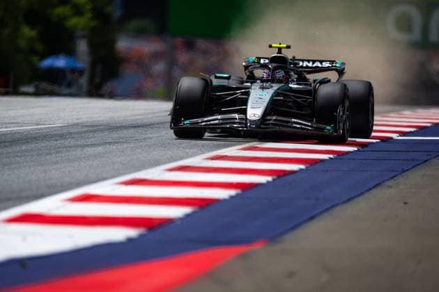 June 27, 2025, Spielberg, Austria: Mercedes-AMG PETRONAS F1 Team s Italian driver Andrea Kimi Antonelli is seen in action during the free practice one of the Formula 1 Austrian Grand Prix 2025 at the Redbull Ring. Spielberg Austria - ZUMAs197 20250627_aaa_s197_257 Copyright: xLucaxMartinix