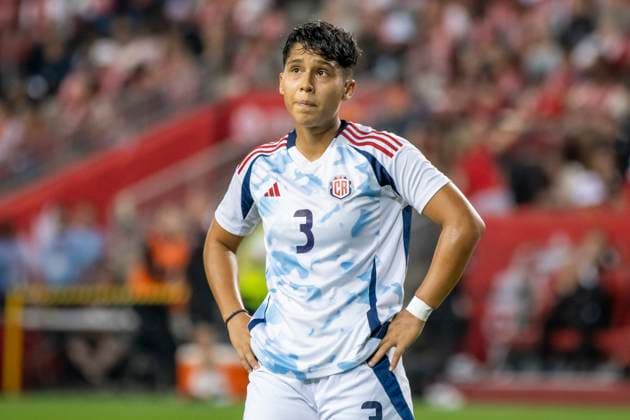 June 27, 2025, Toronto, Ontario, Canada: Josselyn BriceoÂ±o 3 of Costa Rica in action during an International Friendly, Länderspiel, Nationalmannschaft match at BMO Field on June 27, 2025 in Toronto, Ontario, Canada. The game ended 4-1 for Canada. Toronto Canada - ZUMAm154 20250627_zap_m154_010 Copyright: xAngelxMarchinix