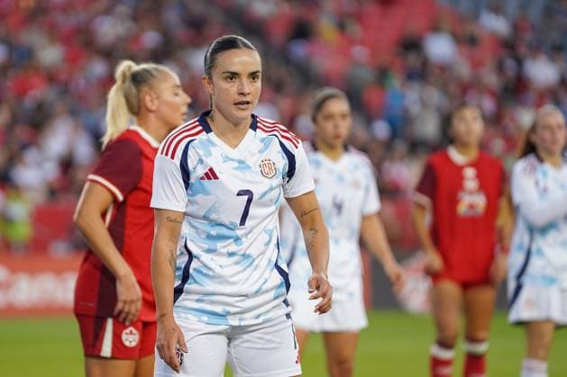 June 27, 2025, Toronto, Ontario, Canada: MelIssa Herrera 7 of Costa Rica during the International Women s Friendly match between Canada and Costa Rica at BMO Field. on June 27, 2025 in Toronto, Canada. Toronto Canada - ZUMAe321 20250627_zsa_e321_015 Copyright: xLeonardoxRamirezx