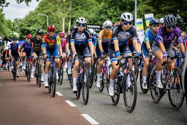 EDE - The peloton has taken off during the Dutch women s Road cycling, Rad, Radsport, Strasse championships. ANP VINCENT JANNINK xVIxANPxSportx xxANPxIVx 530618130 originalFilename: 530618130.jpg