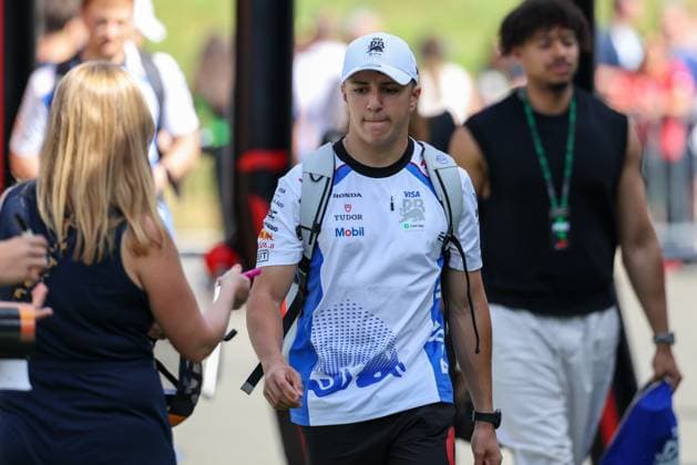 Isack Hadjar Visa Cash App RB 6 in paddock, Paddock, 3 Free Practice, Grand Prix of Austria, Motorsport, Men, Formula 1, 28 06 2025 Spielberg Styria Austria Copyright: xkolbert-press ChristianxKolbertx