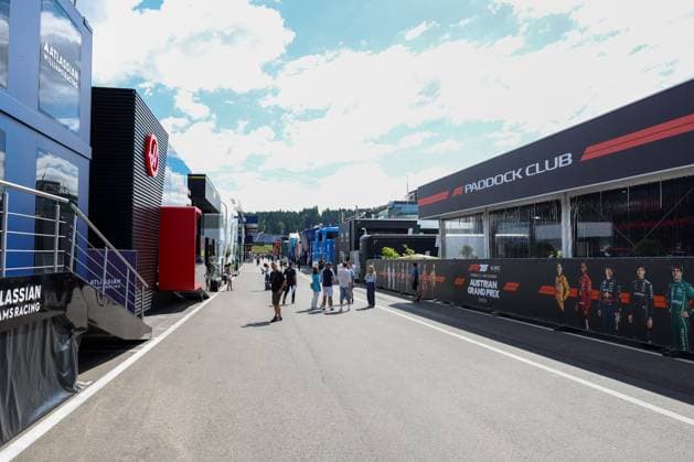 Paddock, Paddock, 3 Free Practice, Grand Prix of Austria, Motorsport, Men, Formula 1, 28 06 2025 Spielberg Styria Austria Copyright: xkolbert-press ChristianxKolbertx