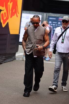 Lewis Hamilton Scuderia Ferrari HP, 44 in the paddock, Grand Prix of Austria, Motorsport, Men, Formula 1, 28 06 2025 Spielberg Styria Austria Copyright: xkolbert-press AnnikaxGrafx