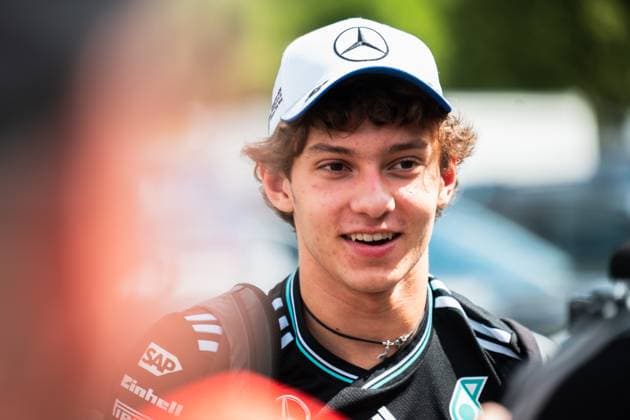 Formula?1 MSC?Cruises Austrian Grand Prix 2025 Loïs Gelbart Carrasco OVERTAKE MAXPPP - Spielberg 28 06 2025 12 ANTONELLI Andrea Kimi (ita), Mercedes AMG Petronas, portrait during the Formula 1 MSC?Cruises Austrian Grand Prix 2025, the 11th round of the 2025 FIA Formula 1 World Championship, WM, Weltmeisterschaft at the Red Bull?Ring in Spielberg, Austria, from June?26 to?29, 2025 Spielberg Austria  Copyright: xOVERTAKE MAXPPPxLoïsxGelbartxCarrascox OVT202506281522 OVT202506281522