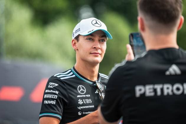 Formula?1 MSC?Cruises Austrian Grand Prix 2025 Loïs Gelbart Carrasco OVERTAKE MAXPPP - Spielberg 28 06 2025 63 RUSSELL George (gbr), Mercedes AMG Petronas, portrait during the Formula 1 MSC?Cruises Austrian Grand Prix 2025, the 11th round of the 2025 FIA Formula 1 World Championship, WM, Weltmeisterschaft at the Red Bull?Ring in Spielberg, Austria, from June?26 to?29, 2025 Spielberg Austria  Copyright: xOVERTAKE MAXPPPxLoïsxGelbartxCarrascox OVT202506281516 OVT202506281516