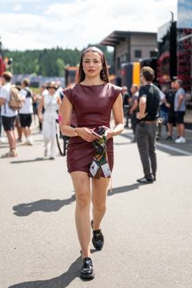 Eliska Babickova Czech Republic, kart racer and girlfriend of Kimi Antonelli , AUT, Formula 1 World Championship, MSC Cruises Grand Prix of Austria, Red Bull Ring Spielberg, Qualifying Day, Season 2025, 28 06 2025 AUT, Formula 1 World Championship, MSC Cruises Grand Prix of Austria, Red Bull Ring Spielberg, Qualifying Day, Season 2025, 28 06 2025 Spielberg Copyright: xEibner-Pressefoto Memmlerx EP_MMR