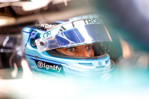 F1 - AUSTRIAN GRAND PRIX 2025 RUSSELL George (gbr), Mercedes AMG F1 Team W16, portrait during the Formula 1 MSC Cruises Austrian Grand Prix 2025, 11th round of the 2025 FIA Formula One World Championship, WM, Weltmeisterschaft from June 27 to 29, 2025 on the Red Bull Ring, in Spielberg, Austria - SpielbergAustria  Copyright: xDPPIx