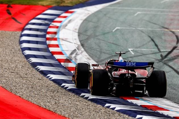 F1 - AUSTRIAN GRAND PRIX 2025 16 LECLERC Charles (mco), Scuderia Ferrari SF-25, action during the Formula 1 MSC Cruises Austrian Grand Prix 2025, 11th round of the 2025 FIA Formula One World Championship, WM, Weltmeisterschaft from June 27 to 29, 2025 on the Red Bull Ring, in Spielberg, Austria - SpielbergAustria  Copyright: xDPPIx