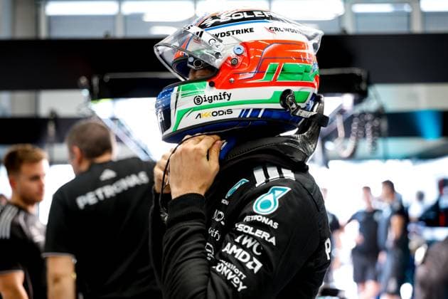 F1 - AUSTRIAN GRAND PRIX 2025 KIMI ANTONELLI Andrea (ita), Mercedes AMG F1 Team W16, portrait during the Formula 1 MSC Cruises Austrian Grand Prix 2025, 11th round of the 2025 FIA Formula One World Championship, WM, Weltmeisterschaft from June 27 to 29, 2025 on the Red Bull Ring, in Spielberg, Austria - SpielbergAustria  Copyright: xDPPIx