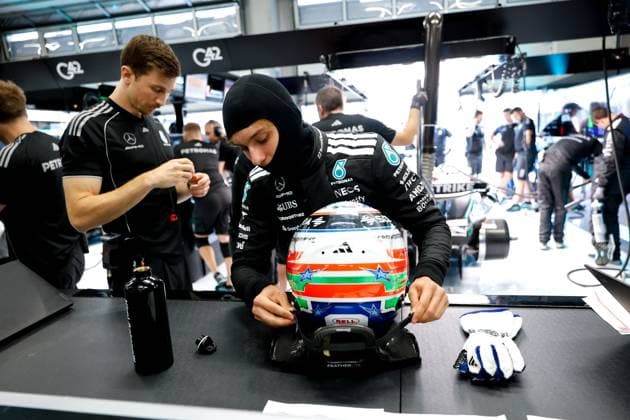 F1 - AUSTRIAN GRAND PRIX 2025 KIMI ANTONELLI Andrea (ita), Mercedes AMG F1 Team W16, portrait during the Formula 1 MSC Cruises Austrian Grand Prix 2025, 11th round of the 2025 FIA Formula One World Championship, WM, Weltmeisterschaft from June 27 to 29, 2025 on the Red Bull Ring, in Spielberg, Austria - SpielbergAustria  Copyright: xDPPIx