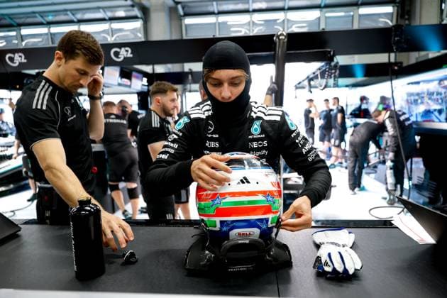 F1 - AUSTRIAN GRAND PRIX 2025 KIMI ANTONELLI Andrea (ita), Mercedes AMG F1 Team W16, portrait during the Formula 1 MSC Cruises Austrian Grand Prix 2025, 11th round of the 2025 FIA Formula One World Championship, WM, Weltmeisterschaft from June 27 to 29, 2025 on the Red Bull Ring, in Spielberg, Austria - SpielbergAustria  Copyright: xDPPIx