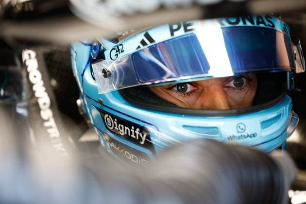 F1 - AUSTRIAN GRAND PRIX 2025 RUSSELL George (gbr), Mercedes AMG F1 Team W16, portrait during the Formula 1 MSC Cruises Austrian Grand Prix 2025, 11th round of the 2025 FIA Formula One World Championship, WM, Weltmeisterschaft from June 27 to 29, 2025 on the Red Bull Ring, in Spielberg, Austria - SpielbergAustria  Copyright: xDPPIx