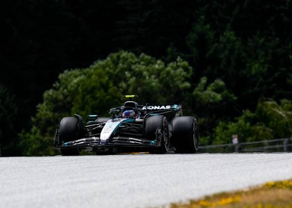 F1 - AUSTRIAN GRAND PRIX 2025 12 KIMI ANTONELLI Andrea (ita), Mercedes AMG F1 Team W16, action during the Formula 1 MSC Cruises Austrian Grand Prix 2025, 11th round of the 2025 FIA Formula One World Championship, WM, Weltmeisterschaft from June 27 to 29, 2025 on the Red Bull Ring, in Spielberg, Austria - SpielbergAustria  Copyright: xDPPIx