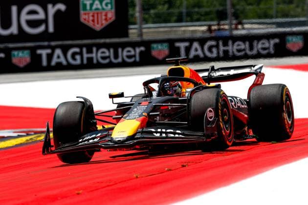F1 - AUSTRIAN GRAND PRIX 2025 01 VERSTAPPEN Max (nld), Red Bull Racing RB21, action during the Formula 1 MSC Cruises Austrian Grand Prix 2025, 11th round of the 2025 FIA Formula One World Championship, WM, Weltmeisterschaft from June 27 to 29, 2025 on the Red Bull Ring, in Spielberg, Austria - SpielbergAustria  Copyright: xDPPIx