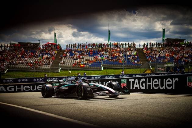 MOTORI - Formula 1 - MSC Cruises Austrian Grand Prix 2025 12 Andrea Kimi Antonelli, (ITA) AMG Mercedes Ineos W16, during the Austrian GP, Spielberg 26-29 June 2025, Red Bull Ring Formula 1 World Championship, WM, Weltmeisterschaft 2025. Austria Austria  Copyright: xIPAxSport ABACAx