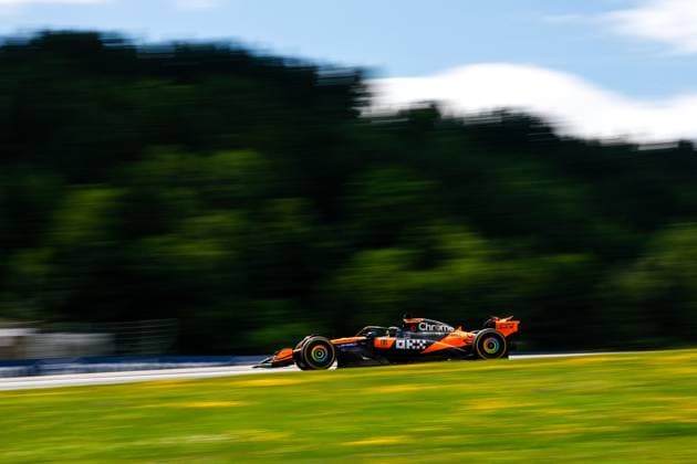 F1 - AUSTRIAN GRAND PRIX 2025 81 PIASTRI Oscar (aus), McLaren F1 Team MCL39, action during the Formula 1 MSC Cruises Austrian Grand Prix 2025, 11th round of the 2025 FIA Formula One World Championship, WM, Weltmeisterschaft from June 27 to 29, 2025 on the Red Bull Ring, in Spielberg, Austria - SpielbergAustria  Copyright: xDPPIx