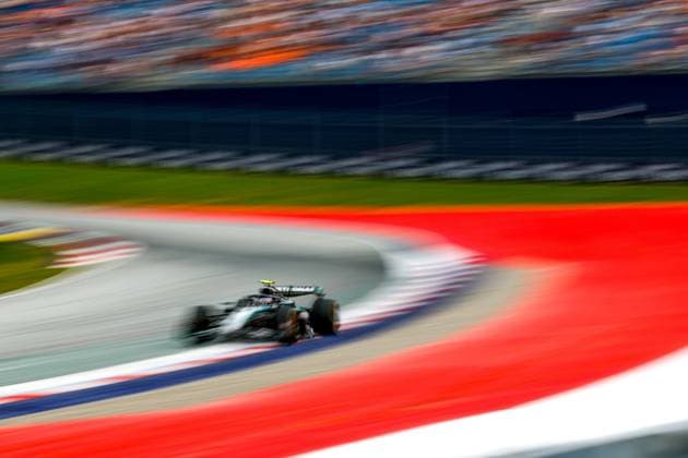 F1 - AUSTRIAN GRAND PRIX 2025 12 KIMI ANTONELLI Andrea (ita), Mercedes AMG F1 Team W16, action during the Formula 1 MSC Cruises Austrian Grand Prix 2025, 11th round of the 2025 FIA Formula One World Championship, WM, Weltmeisterschaft from June 27 to 29, 2025 on the Red Bull Ring, in Spielberg, Austria - SpielbergAustria  Copyright: xDPPIx