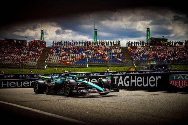 MOTORI - Formula 1 - MSC Cruises Austrian Grand Prix 2025 14 Fernando Alonso, (ESP) Aramco Aston Martin Mercedes AMR25, during the Austrian GP, Spielberg 26-29 June 2025, Red Bull Ring Formula 1 World Championship, WM, Weltmeisterschaft 2025. Austria Austria  Copyright: xIPAxSport ABACAx