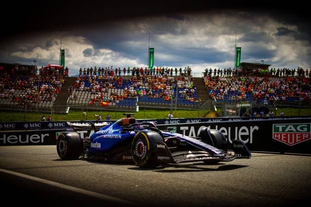 MOTORI - Formula 1 - MSC Cruises Austrian Grand Prix 2025 23 Alex Albon, (GRB) Williams Mercedes Fw47, during the Austrian GP, Spielberg 26-29 June 2025, Red Bull Ring Formula 1 World Championship, WM, Weltmeisterschaft 2025. Austria Austria  Copyright: xIPAxSport ABACAx