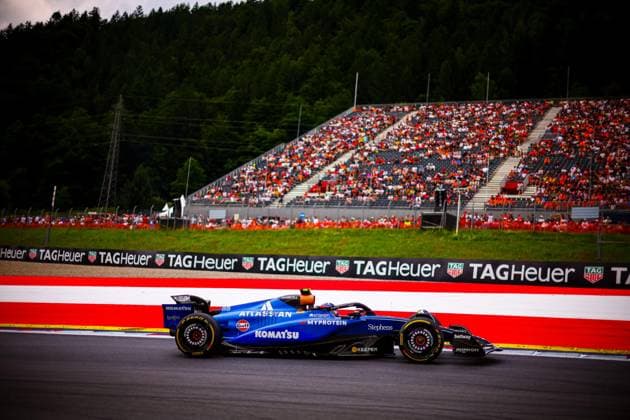 MOTORI - Formula 1 - MSC Cruises Austrian Grand Prix 2025 55 Carlos Sainz, (ESP) Williams Mercedes Fw47, during the Austrian GP, Spielberg 26-29 June 2025, Red Bull Ring Formula 1 World Championship, WM, Weltmeisterschaft 2025. Austria Austria  Copyright: xIPAxSport ABACAx