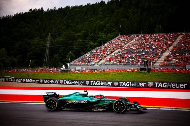 MOTORI - Formula 1 - MSC Cruises Austrian Grand Prix 2025 14 Fernando Alonso, (ESP) Aramco Aston Martin Mercedes AMR25, during the Austrian GP, Spielberg 26-29 June 2025, Red Bull Ring Formula 1 World Championship, WM, Weltmeisterschaft 2025. Austria Austria  Copyright: xIPAxSport ABACAx