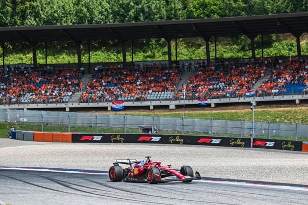 Formula?1 MSC?Cruises Austrian Grand Prix 2025 Maëva Burillo OVERTAKE MAXPPP - Spielberg 28 06 2025 16 LECLERC Charles (mon), Scuderia Ferrari HP, action during the Formula 1 MSC?Cruises Austrian Grand Prix 2025, the 11th round of the 2025 FIA Formula 1 World Championship, WM, Weltmeisterschaft at the Red Bull?Ring in Spielberg, Austria, from June?26 to?29, 2025 Spielberg Austria  Copyright: xOVERTAKE MAXPPPxMaëvaxBurillox OVT202506281638 OVT202506281638