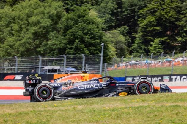 FORMULA 1 - GP of Austria 2025 SPIELBERG,AUSTRIA,28.JUN.25 - MOTORSPORTS, FORMULA 1 - Grand Prix of Austria, Red Bull Ring, practice and qualifying. Image shows Max Verstappen (NED Red Bull Racing).  GEPAxpictures xMatthiasxTrinkl