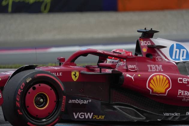 28 06 2025, Red Bull Ring, Spielberg, Formula 1 Austrian Grand Prix 2025 , in the picture Charles Leclerc MCO , Scuderia Ferrari HP Photo by Hasan Bratic DeFodi Images