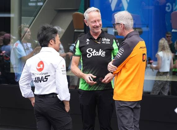 Formula 1 Austrian Grand Prix 2025 28 06 2025, Red Bull Ring, Spielberg, Formula 1 Austrian Grand Prix 2025 , in the picture Team Principal Ayao Komatsu Moneygram Haas F1 Team , Team Principal Jonathan Wheatley Alfa Romeo F1 Team Stake , Alessandro Alunni Bravi McLaren F1 Team nordphotoxGmbHx xBratic nph00250