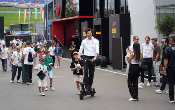 Formula 1 Austrian Grand Prix 2025 28 06 2025, Red Bull Ring, Spielberg, Formula 1 Austrian Grand Prix 2025 , in the picture Team Principal and Managing Director Toto Wolff Mercedes AMG Petronas F1 Team nordphotoxGmbHx xBratic nph00250