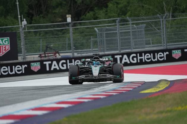 28 06 2025, Red Bull Ring, Spielberg, Formula 1 Grand Prix of Austria 2025 , in the picture George Russell GBR , Mercedes AMG Petronas Formula One Team Photo by Hasan Bratic DeFodi Images