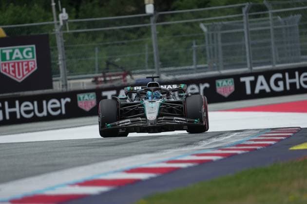 28 06 2025, Red Bull Ring, Spielberg, Formula 1 Grand Prix of Austria 2025 , in the picture George Russell GBR , Mercedes AMG Petronas Formula One Team Photo by Hasan Bratic DeFodi Images
