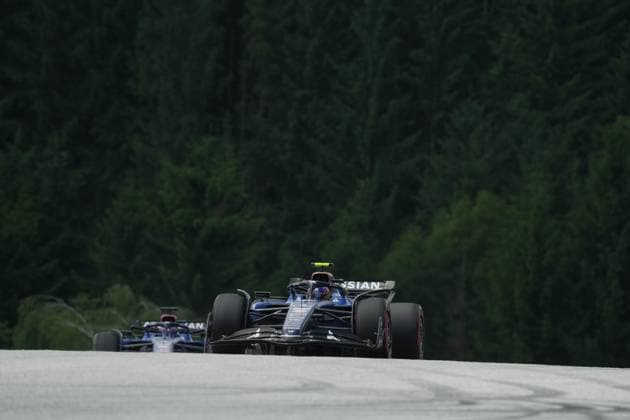 28 06 2025, Red Bull Ring, Spielberg, Formula 1 Austrian Grand Prix 2025 , in the picture Carlos Sainz Jr ESP , Atlassian Williams Racing, Alexander Albon GBR Photo by Hasan Bratic DeFodi Images