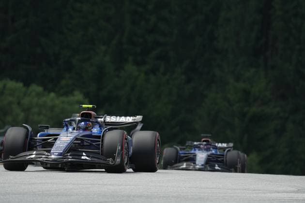 28 06 2025, Red Bull Ring, Spielberg, Formula 1 Austrian Grand Prix 2025 , in the picture Carlos Sainz Jr ESP , Atlassian Williams Racing, Alexander Albon GBR Photo by Hasan Bratic DeFodi Images