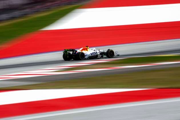 F1 - AUSTRIAN GRAND PRIX 2025 30 LAWSON Liam (nzl), Visa Cash App RB F1 Team VCARB02, action during the Formula 1 MSC Cruises Austrian Grand Prix 2025, 11th round of the 2025 FIA Formula One World Championship, WM, Weltmeisterschaft from June 27 to 29, 2025 on the Red Bull Ring, in Spielberg, Austria - SpielbergAustria  Copyright: xXavixBonillax