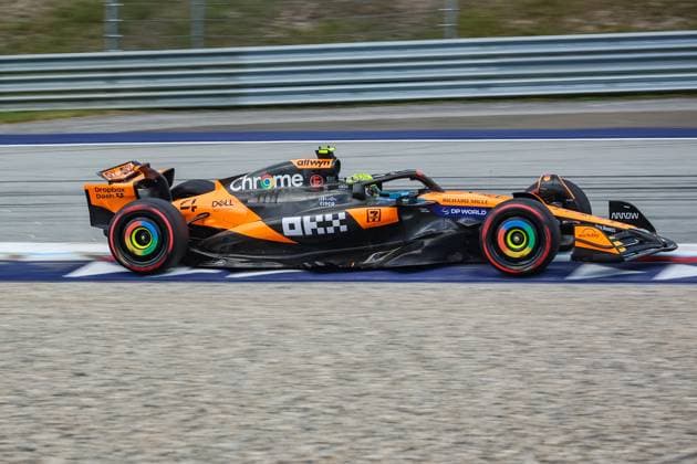 FORMULA 1 - GP of Austria 2025 SPIELBERG,AUSTRIA,28.JUN.25 - MOTORSPORTS, FORMULA 1 - Grand Prix of Austria, Red Bull Ring, practice and qualifying. Image shows Lando Norris (GBR McLaren).  GEPAxpictures xManuelxBinder
