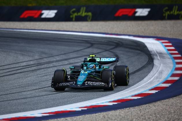 F1 Gran Prix of Austria Fernando Alonso of Aston Martin on track during final practice for the F1 Grand Prix of Austria at Redbull Ring on June 28, 2025 in Spielberg, Austria. Spielberg Redbull Ring Austria Copyright: xMarcoxCanonierox