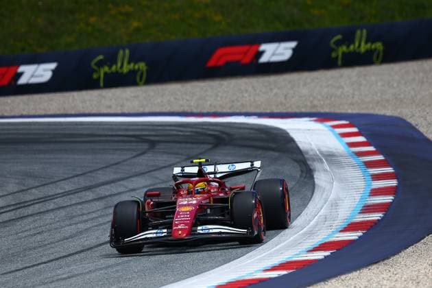 F1 Gran Prix of Austria Lewis Hamilton of Scuderia Ferrari on track during final practice for the F1 Grand Prix of Austria at Redbull Ring on June 28, 2025 in Spielberg, Austria. Spielberg Redbull Ring Austria Copyright: xMarcoxCanonierox