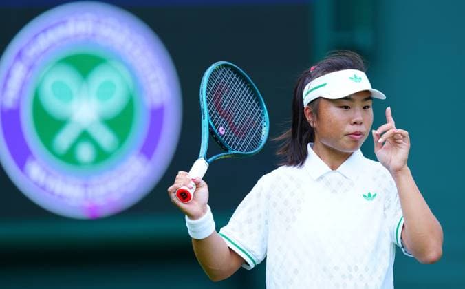 Minnge Xu practices Wimbledon Tennis Championships, Saturday Practice, The All England Lawn Tennis and Croquet Club, London, UK - 28 Jun 2025London The All England Lawn Tennis and United Kingdom  Copyright: xJavierxGarcia Shutterstockx 15371374ar