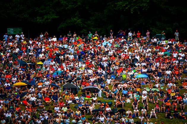 Public Tifosi Fan Grandstand, during the Austrian GP, Spielberg 26-29 June 2025, Red Bull Ring Formula 1 World Championship, WM, Weltmeisterschaft 2025.  Copyright: xFedericoxBasile IPAxSportx xipa-agency.netx xx IPA_59582766 IPA_Agency_IPA59582766