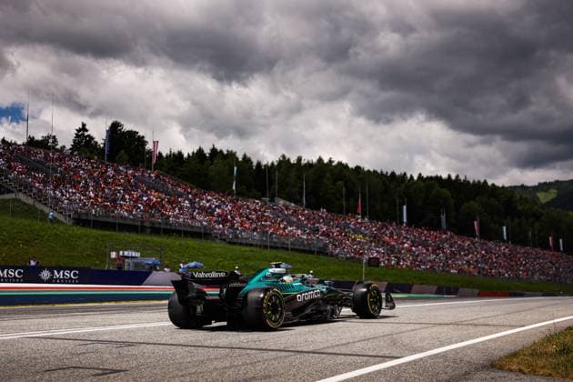 F1 - AUSTRIAN GRAND PRIX 2025 14 ALONSO Fernando (spa), Aston Martin F1 Team AMR24, action during the Formula 1 MSC Cruises Austrian Grand Prix 2025, 11th round of the 2025 FIA Formula One World Championship, WM, Weltmeisterschaft from June 27 to 29, 2025 on the Red Bull Ring, in Spielberg, Austria - SpielbergAustria  Copyright: xANTONINxVINCENTx