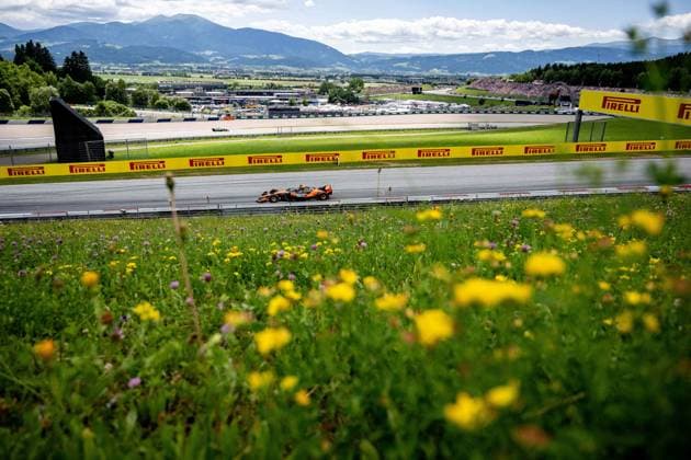 F1 - AUSTRIAN GRAND PRIX 2025 81 PIASTRI Oscar (aus), McLaren F1 Team MCL39, action during the Formula 1 MSC Cruises Austrian Grand Prix 2025, 11th round of the 2025 FIA Formula One World Championship, WM, Weltmeisterschaft from June 27 to 29, 2025 on the Red Bull Ring, in Spielberg, Austria - SpielbergAustria  Copyright: xALBERTOxVIMERCATIx