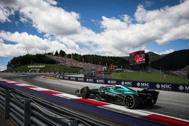 F1 - AUSTRIAN GRAND PRIX 2025 18 STROLL Lance (can), Aston Martin F1 Team AMR25, action during the Formula 1 MSC Cruises Austrian Grand Prix 2025, 11th round of the 2025 FIA Formula One World Championship, WM, Weltmeisterschaft from June 27 to 29, 2025 on the Red Bull Ring, in Spielberg, Austria - SpielbergAustria  Copyright: xANTONINxVINCENTx