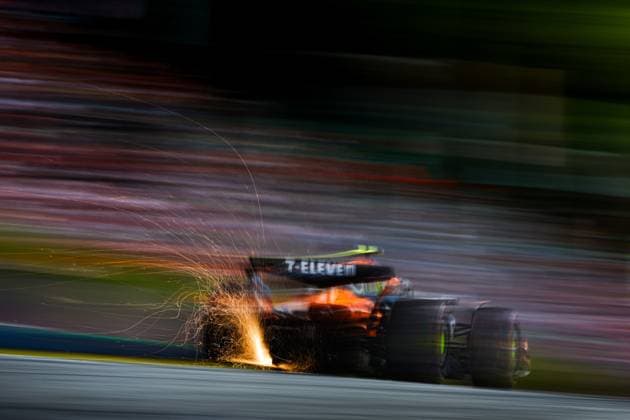 F1 - AUSTRIAN GRAND PRIX 2025 04 NORRIS Lando (gbr), McLaren F1 Team MCL39, action during the Formula 1 MSC Cruises Austrian Grand Prix 2025, 11th round of the 2025 FIA Formula One World Championship, WM, Weltmeisterschaft from June 27 to 29, 2025 on the Red Bull Ring, in Spielberg, Austria - SpielbergAustria  Copyright: xANTONINxVINCENTx