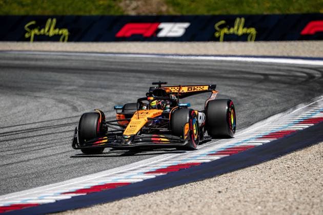 F1 - AUSTRIAN GRAND PRIX 2025 81 PIASTRI Oscar (aus), McLaren F1 Team MCL39, action during the Formula 1 MSC Cruises Austrian Grand Prix 2025, 11th round of the 2025 FIA Formula One World Championship, WM, Weltmeisterschaft from June 27 to 29, 2025 on the Red Bull Ring, in Spielberg, Austria - SpielbergAustria  Copyright: xALBERTOxVIMERCATIx