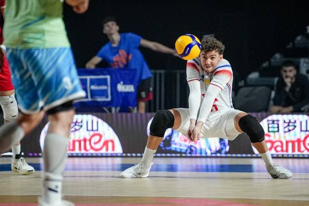 Volleyball - FIVB Men s Volleyball Nations League - Slovenia - France - 28.06.2025 Luca Ramon in action during Mens Volleyball Nations League in Burgas, VNL Bulgaria Copyright: xYulianxTodorovx