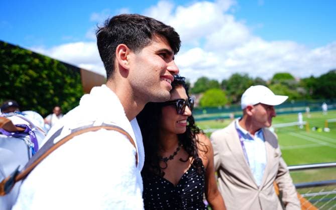 Carlos Alcaraz Wimbledon Tennis Championships, Saturday Practice, The All England Lawn Tennis and Croquet Club, London, UK - 28 Jun 2025London The All England Lawn Tennis and United Kingdom  Copyright: xJavierxGarcia Shutterstockx 15371374av