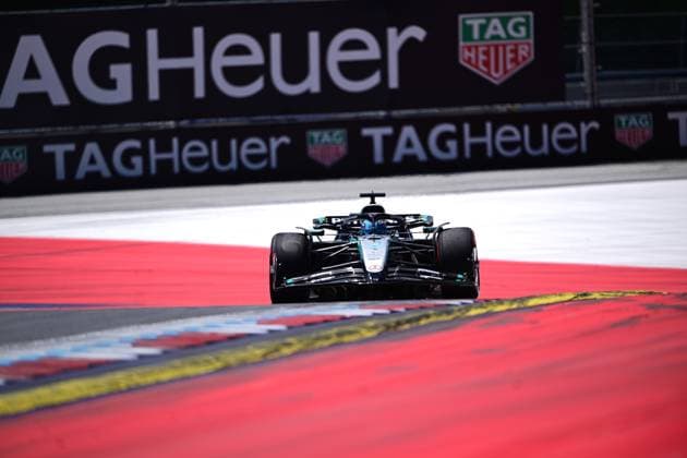F1 Grand Prix of Austria - Qualifying George Russell of Mercedes-AMG Petronas drives during qualifying for the 12th round of the Formula 1 World Championship, WM, Weltmeisterschaft at the Red Bull Ring in Spielberg, Styria, Austria, on June 28, 2025. Spielberg Styria Austria  Copyright: xAndreaxDiodatox originalFilename:diodato-formula1250628_npe0a.jpg