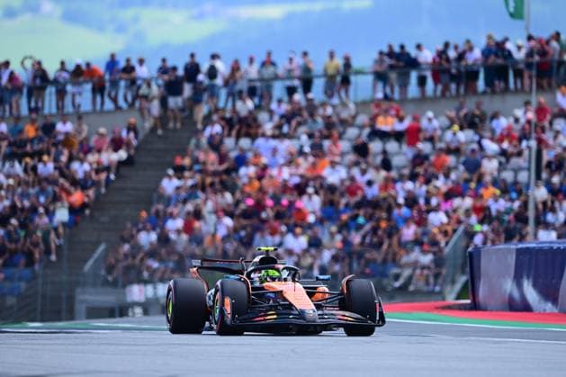 F1 Grand Prix of Austria - Qualifying Lando Norris of the McLaren F1 Team drives during qualifying in the 12th round of the Formula 1 World Championship, WM, Weltmeisterschaft at the Red Bull Ring in Spielberg, Styria, Austria, on June 28, 2025. Spielberg Styria Austria  Copyright: xAndreaxDiodatox originalFilename:diodato-formula1250628_npDdO.jpg