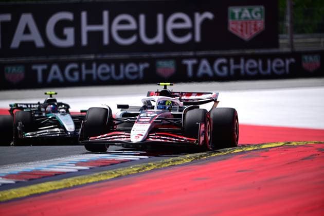 F1 Grand Prix of Austria - Qualifying Oliver Bearman of the Haas F1 Team drives during qualifying for the 12th round of the Formula 1 World Championship, WM, Weltmeisterschaft at the Red Bull Ring in Spielberg, Styria, Austria, on June 28, 2025. Spielberg Styria Austria  Copyright: xAndreaxDiodatox originalFilename:diodato-formula1250628_npKi7.jpg